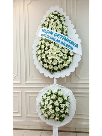 Beyaz Çiftli Gelin Duvağı