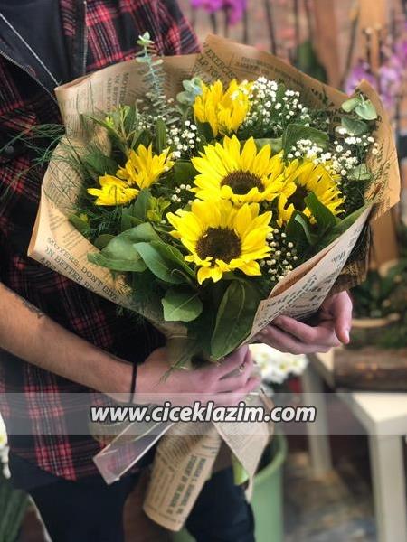 Ayçiçeği Buketi