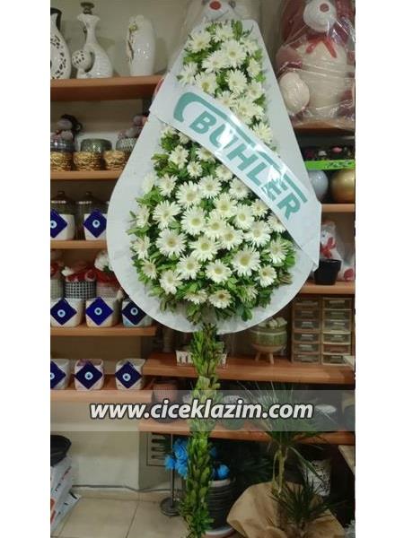 Beyaz Gelin Duvağı Çelenk