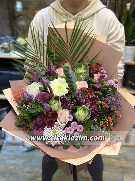 İthal Çiçek Buketi 8