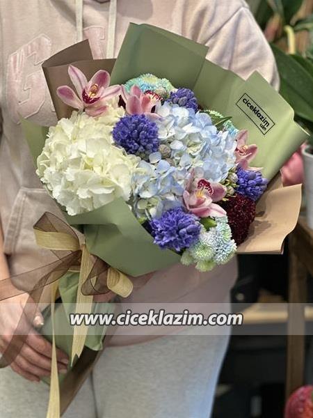 Ortanca Mix İthal Buket