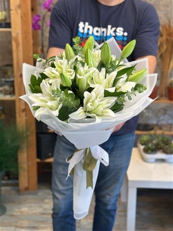 Katmerli Lilyum Buketi