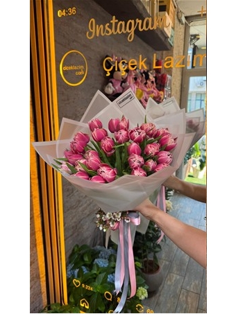 Katmerli Pembe Lale